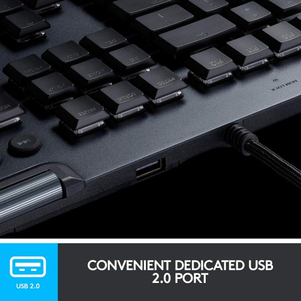 Logitech G 813 Lightsync RGB Mechanical Gaming Keyboard,16.8Mn Colors with Programmable G Keys, Ultra Thin Design (Tactile) - Image 6