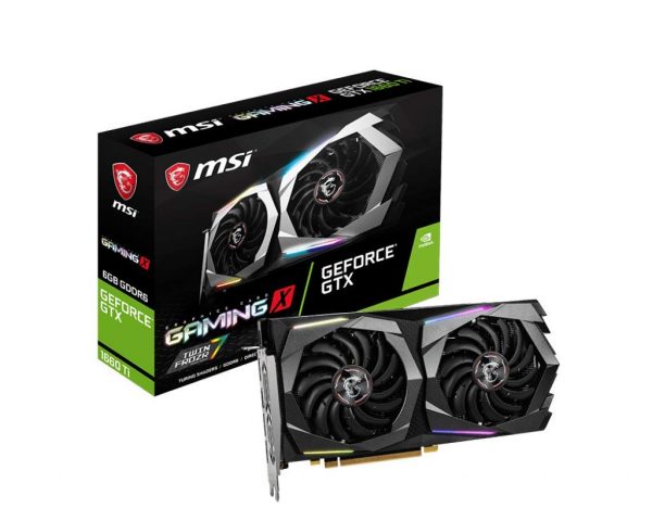 MSI Gaming GeForce GTX 1660 Ti 192-bit HDMI/DP 6GB GDRR6 HDCP Support DirectX 12 Dual Fan VR Ready OC Graphics Card (GTX 1660 TI Gaming X 6G) - Image 5