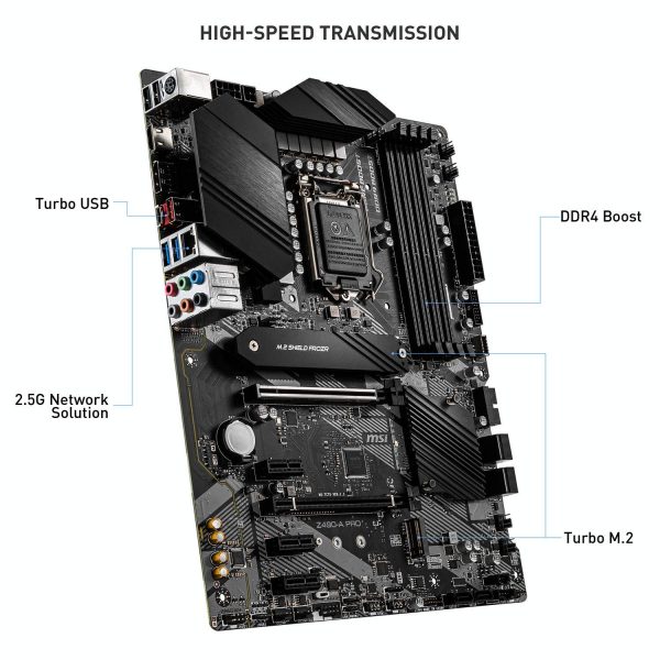 MSI Z490-A PRO ATX Gaming Motherboard - Image 4