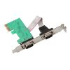 PCI Express Serial Card - 2 x RS232 (DB9) Serial Port PCIe Card - Serial Expansion Card - Image 4