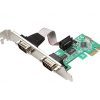 PCI Express Serial Card - 2 x RS232 (DB9) Serial Port PCIe Card - Serial Expansion Card