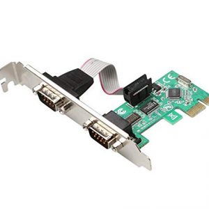 PCI Express Serial Card - 2 x RS232 (DB9) Serial Port PCIe Card - Serial Expansion Card