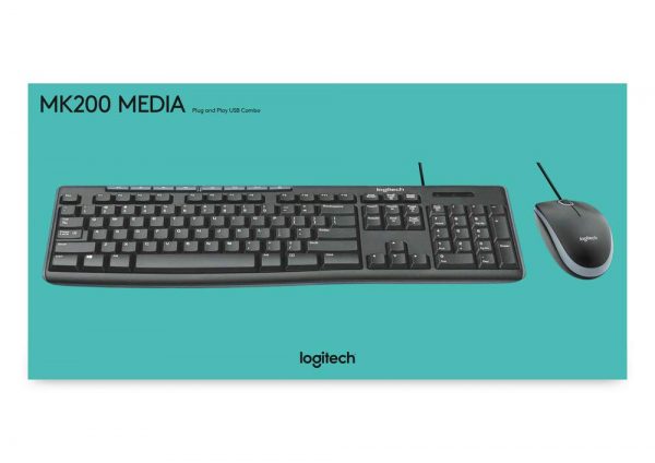 Logitech Media Combo MK200 Full-Size Keyboard and High-Definition Optical Mouse - Image 3