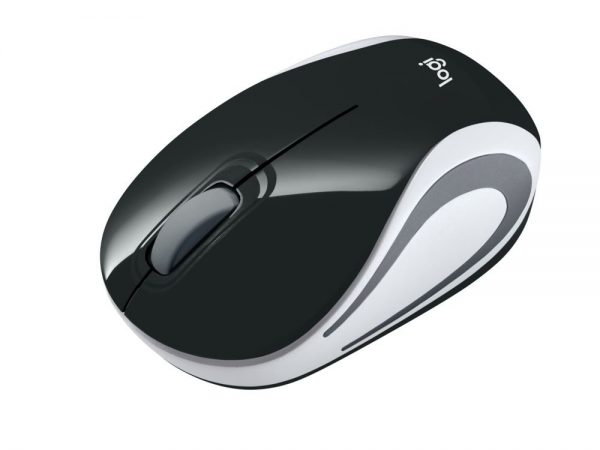 Logitech M187 Ultra Portable Wireless Mouse, 2.4 GHz with USB Receiver, 1000 DPI Optical Tracking, 3-Buttons, PC/Mac/Laptop - Black - Image 2