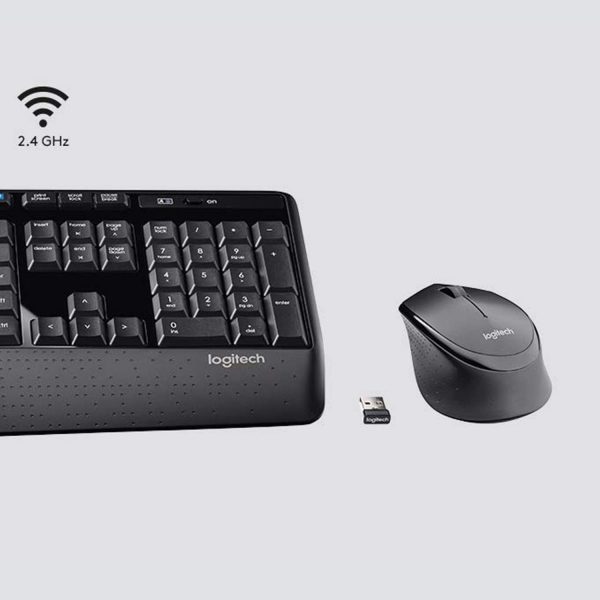 Logitech MK345 Wireless Combo – Full-Sized Keyboard with Palm Rest and Comfortable Right-Handed Mouse - Image 6
