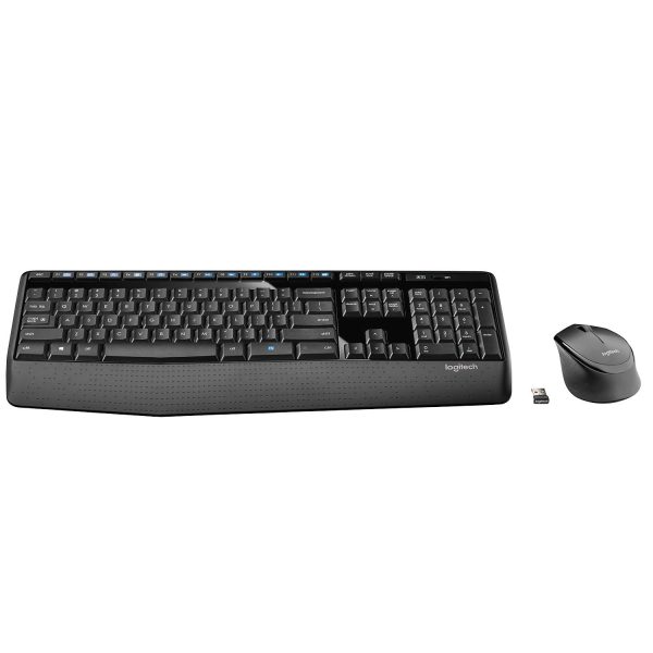 Logitech MK345 Wireless Combo – Full-Sized Keyboard with Palm Rest and Comfortable Right-Handed Mouse - Image 9