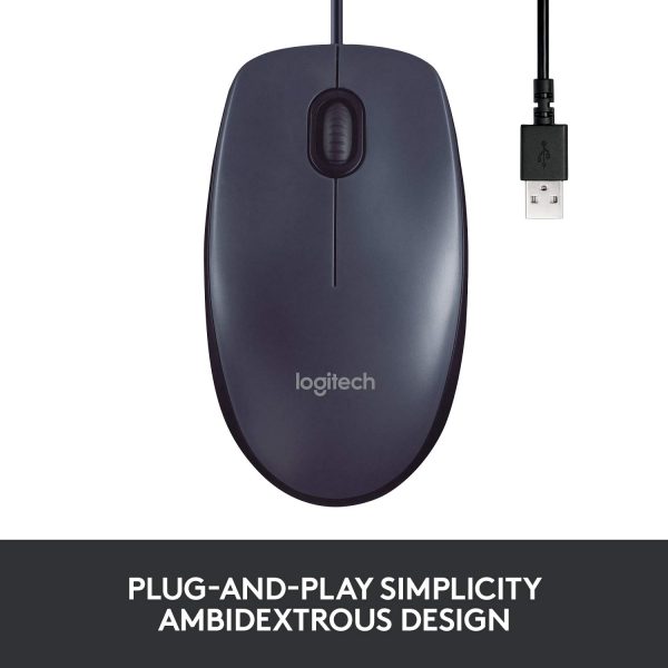 Logitech M100r Wired USB Mouse - Image 4