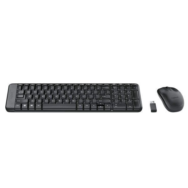 Logitech MK220 Wireless Keyboard and Mouse Combo (Black) - Image 4