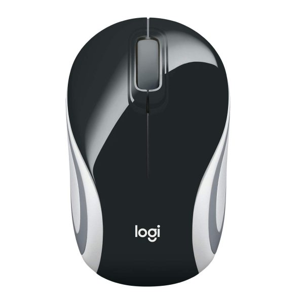 Logitech M187 Ultra Portable Wireless Mouse, 2.4 GHz with USB Receiver, 1000 DPI Optical Tracking, 3-Buttons, PC/Mac/Laptop - Black - Image 3