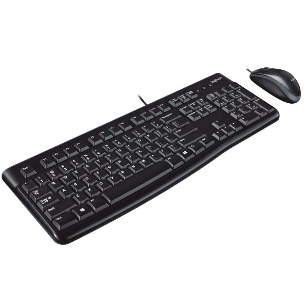 Logitech MK120 Wired Keyboard and Mouse Combo (Black) - Image 4
