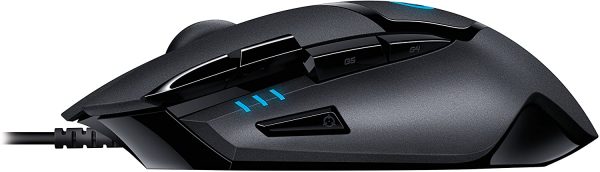 Logitech G402 Hyperion Fury Wired Gaming Mouse, 4,000 DPI, Lightweight, 8 Programmable Buttons, Compatible with PC/Mac - Image 3