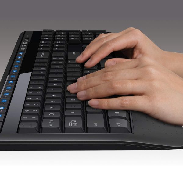 Logitech MK345 Wireless Combo – Full-Sized Keyboard with Palm Rest and Comfortable Right-Handed Mouse - Image 8