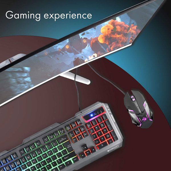Zebronics Zeb-Transformer-k USB Gaming Keyboard with Multicolor LED Effect - Image 5