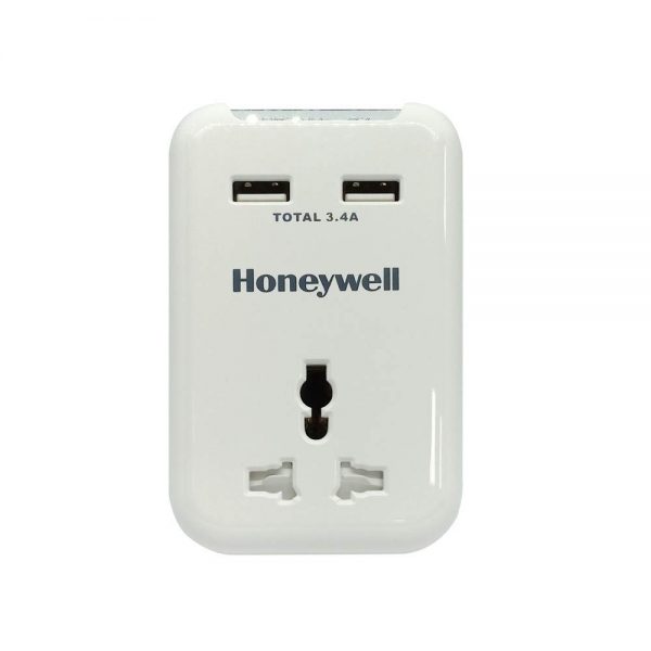 Honeywell Travel Surge Single Socket with 2 X USB Platinum - Image 7