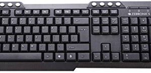 Zebronics KB-Zeb Multimedia USB Keyboard & USB Mouse Combo (JUDWAA 567)