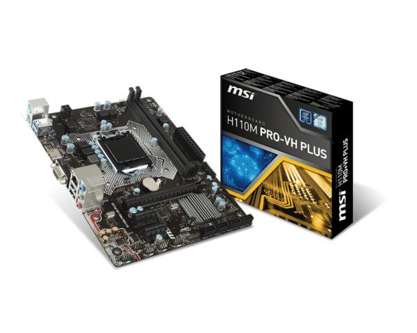 MSI H110M PRO-VH Plus Motherboard for Socket LGA1151(Supports 6th Gen Intel® Core™ i3/i5/i7 Processors, and Intel® Pentium® and Celeron® Processors) - Image 4