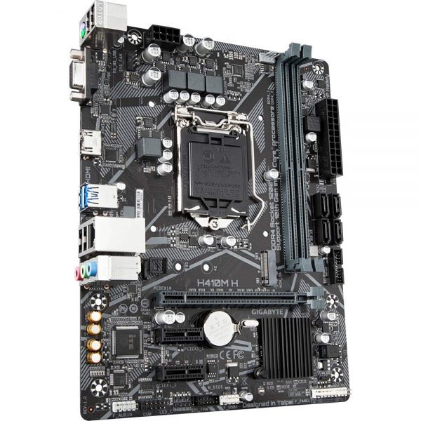 GIGABYTE H410M H Ultra Durable Motherboard with GIGABYTE 8118 Gaming LAN, Anti-Sulfur Resistor, Smart Fan 5 - Image 3