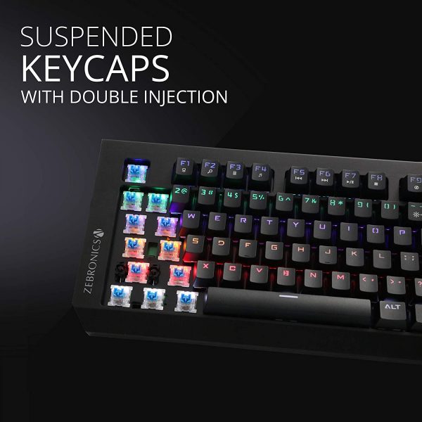ZEBRONICS MECHANICAL USB WIRED KEYBOARD MAX PLUS - Image 3