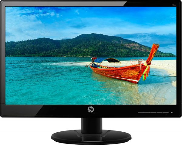 HP 18.5 inch (46.9 cm) LED Backlit Computer Monitor - HD, TN Panel with VGA Port - 19KA
