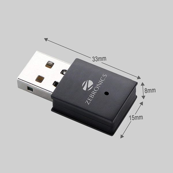 Zebronics ZEB-USB300WF 300Mbps WiFi Adapter Supports Advanced Security WPA/WPA2 encryption Standards & Access Point Mode for Hotspot (Black) - Image 6