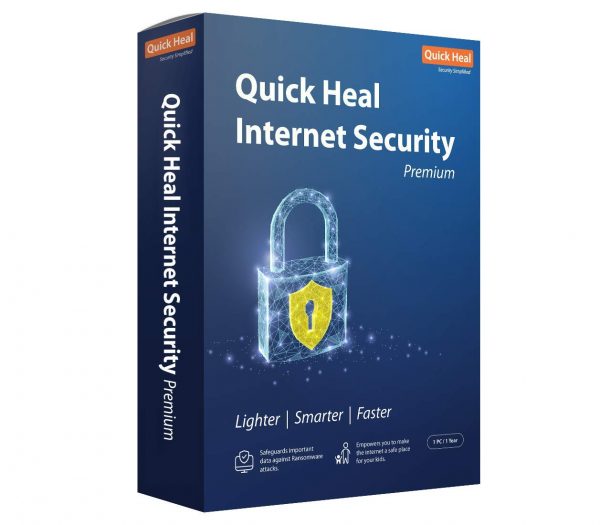Quick Heal Internet Security Premium - 1 Users, 1 Years (DVD).