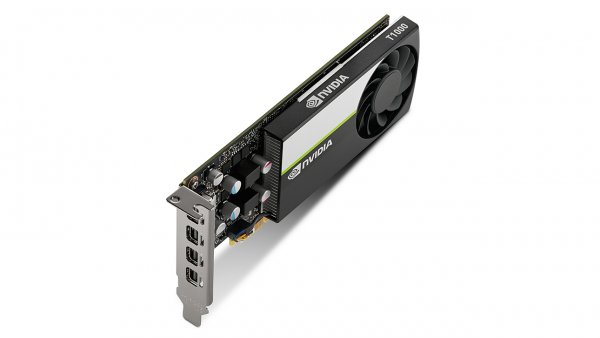 NVIDIA T1000 4 GB GDDR6 , PCI Express 3.0 x16, 4 x mDP 1.4 with latching mechanism - Professional Workstations Graphics Card
