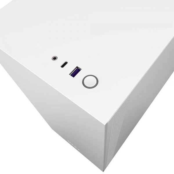 NZXT H510 Compact Mid-Tower ATX Computer Cabinet/Gaming Case | Black/Black  | Front USB Type-C Port with 2x120mm Fans - Image 8