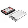 ORICO 3.5 inch USB 3.0 External Hard Drive Enclosure for SATA HDD [Support UASP SATA III] Tool Free- Transparent Upto 8Tb - Image 2