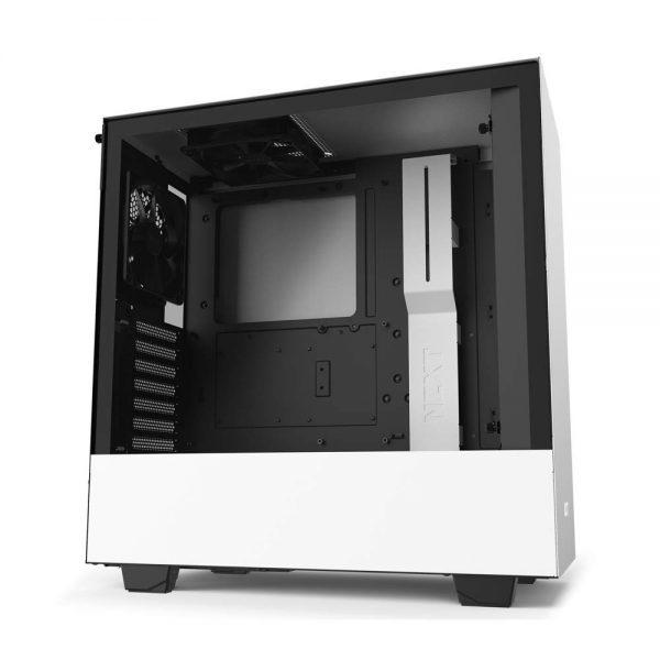 NZXT H510 Compact Mid-Tower ATX Computer Cabinet/Gaming Case | Black/Black  | Front USB Type-C Port with 2x120mm Fans
