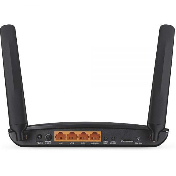 TP-Link Archer MR200 AC750 750Mbps Dual Band 4G LTE Mobile Wi-Fi, SIM Slot Unlocked, No Configuration Required, Removable Wi-Fi Antennas Router (Black) - Image 5