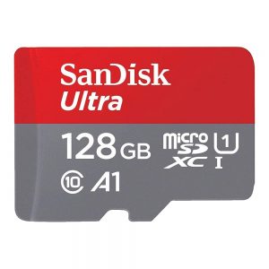 SanDisk Ultra microSD UHS-I Card 128GB, 120MB/s R
