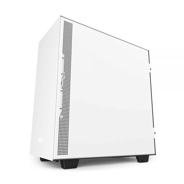 NZXT H510 Compact Mid-Tower ATX Computer Cabinet/Gaming Case | Black/Black  | Front USB Type-C Port with 2x120mm Fans - Image 3