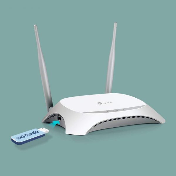 TP-Link 300 Mbps 3G/4G Wi-Fi Router, 1 UBS 2.0 Port, WPS Button, No Configuration Required, Bandwidth Control, Share N300 Wireless WiFi (Archer MR3420) - Image 3