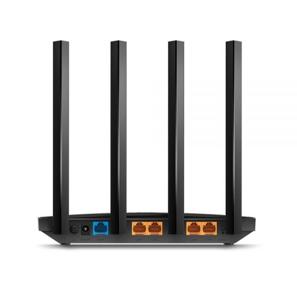 TP-Link Archer C6 Gigabit MU-MIMO Wireless Router, Dual Band 1200 Mbps Wi-Fi Speed, 5 Gigabit Ports, 4 External Antennas and 1 Internal Antenna WiFi Coverage with Access Point Mode, Qualcomm Chipset - Image 5