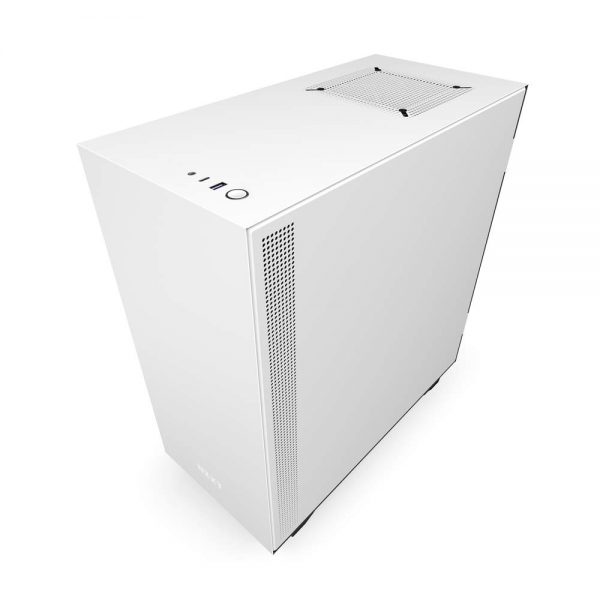 NZXT H510 Compact Mid-Tower ATX Computer Cabinet/Gaming Case | Black/Black  | Front USB Type-C Port with 2x120mm Fans - Image 4