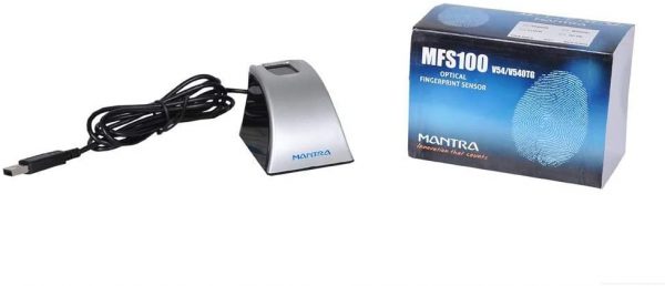 Mantra MFS100 v54 OTG with RD Service Finger Print Scanner (Black) - Image 2