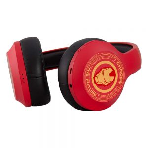 Disney Marvel Marvel Iron Man Over The Ear Wireless Headphone, Built in Mic with Noise Cancellation, Sweat Resistant, 8Hrs Playtime, Multipairing Tech, Super Hero Design - Dbth303 Im