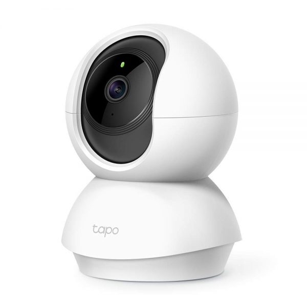 TP-LINK Tapo Wi-Fi Pan/Tilt Smart Security Camera, Indoor CCTV, 360° Rotational Views, Works with Alexa, No Hub Required, 1080p, 2-Way Audio, Night Vision, SD Storage, Device Sharing(Tapo C200)