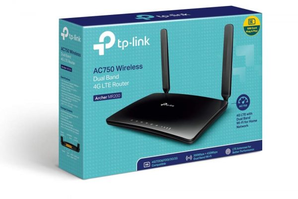TP-Link Archer MR200 AC750 750Mbps Dual Band 4G LTE Mobile Wi-Fi, SIM Slot Unlocked, No Configuration Required, Removable Wi-Fi Antennas Router (Black) - Image 2