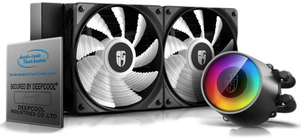 DEEPCOOL Castle 240RGB V2 240mm ARGB All-in-one Liquid CPU Cooler with Anti-Leak Tech LGA2066/2011-v3/2011/LGA1200/1151/1150/1155/1366 TR4/AM4/AM3+/AM3/AM2+/AM2/FM2+/FM2/FM1 - (DP-GS-H12AR-CSL240V2) - Image 4