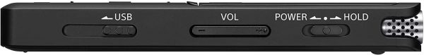Sony ICD-UX570F Light Weight Voice Recorder, with 20hours battery life, 4GB Built-In memory -Black - Image 4