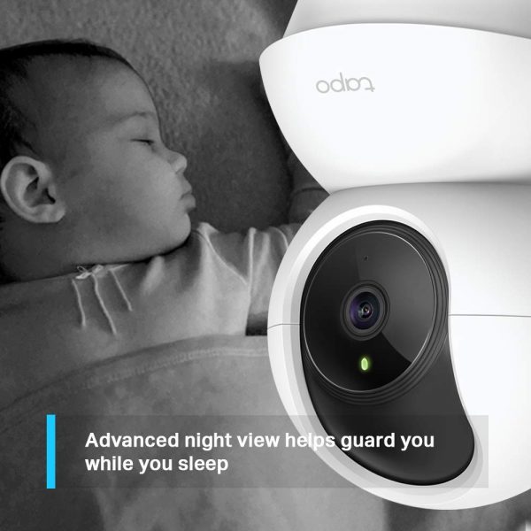 TP-LINK Tapo Wi-Fi Pan/Tilt Smart Security Camera, Indoor CCTV, 360° Rotational Views, Works with Alexa, No Hub Required, 1080p, 2-Way Audio, Night Vision, SD Storage, Device Sharing(Tapo C200) - Image 6