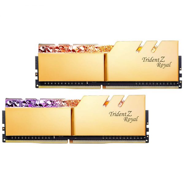 G.SKILL Trident Z Royal 32GB (2 * 16GB) DDR4 3600MHz CL16-19-19-39 1.35V Desktop Memory RAM - F4-3600C16D-32GTRGC - Image 2