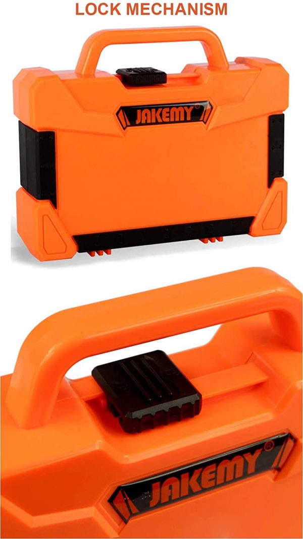 Jakemy 47 In 1 Professional Precision Magnetic Screwdriver Set Household Repair, Disassembly Tool Kit, CR-V made Bits, comes in Sturdy ABS Plastic Box for tools safety, Easy to store & carry JM-8139 - Image 7