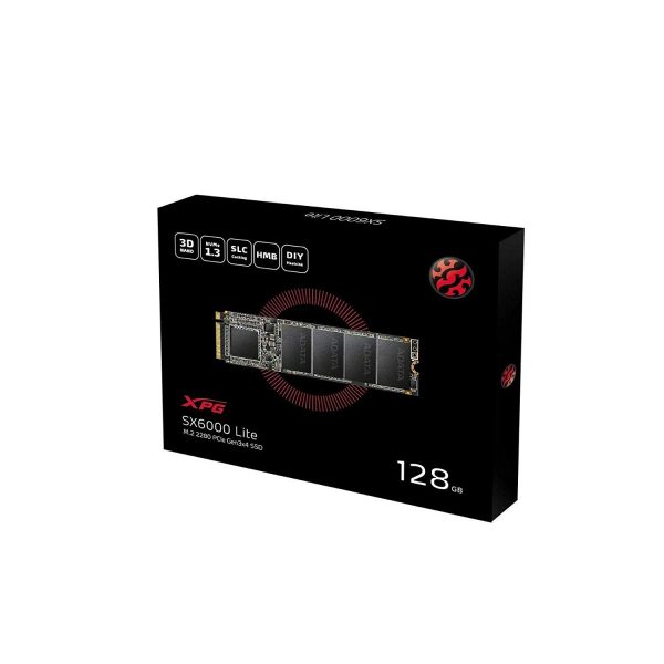 XPG Adata SX6000 Lite 128GB 3D NAND Solid State Drive - ASX6000LNP-128GT-C