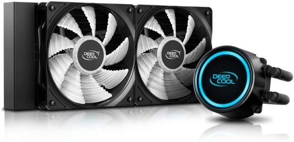 DEEPCOOL GAMMAXX L240T Blue 240mm LED All-in-one Liquid CPU Cooler with Dual Chamber Pump LGA2066/2011-v3/2011/LGA1200/1151/1150/1155/1366 TR4/AM4/AM3+/AM3/AM2+/AM2/FM2+/FM2/FM1 - (DP-H12RF-GL240TB) - Image 4