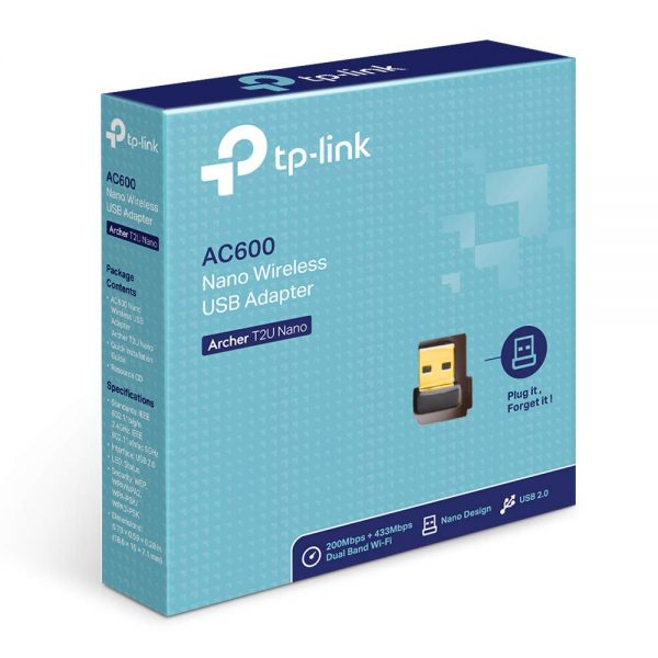 TP-Link Nano AC600 USB Wi-Fi WiFi Adapter(Archer T2U Nano)- 2.4G/5G Dual Band Wireless Network Adapter for PC Desktop, Mini Travel Size, Supports Windows 10, 8.1, 8, 7, XP/Mac OS X - Image 4