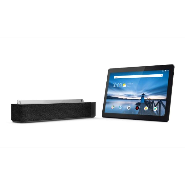 Lenovo Smart Tab M10, 10.1-Inch Alexa-Enabled Android Smart Device Tablet, Octa-Core Processor, 1.8GHz, 16GB Storage, Slate Black Touchscreen Tablet