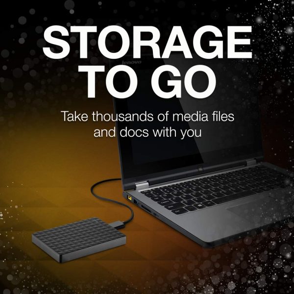 Seagate Expansion 1 TB External HDD - USB 3.0 for PC Laptop, 3 yr Data Recovery Services, Portable Hard Drive (STEA1000400) - Image 3
