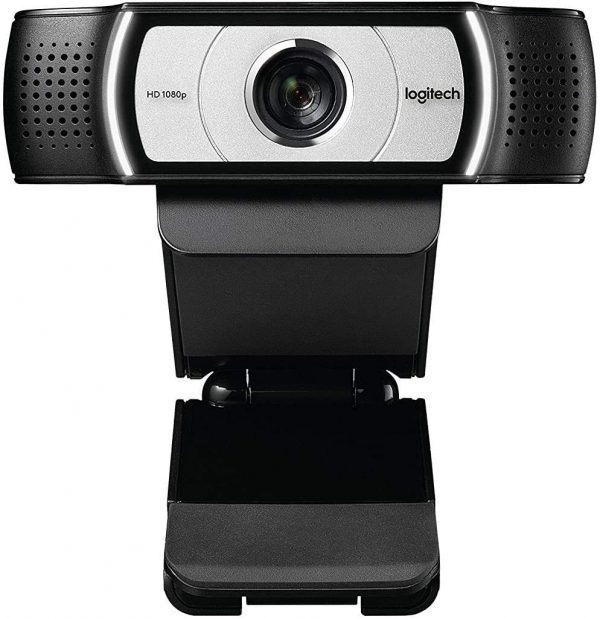 Logitech C930e 1080p HD Webcam with H.264 Compression (960-000971) + External Privacy Shutter + AOM Bundle Kit